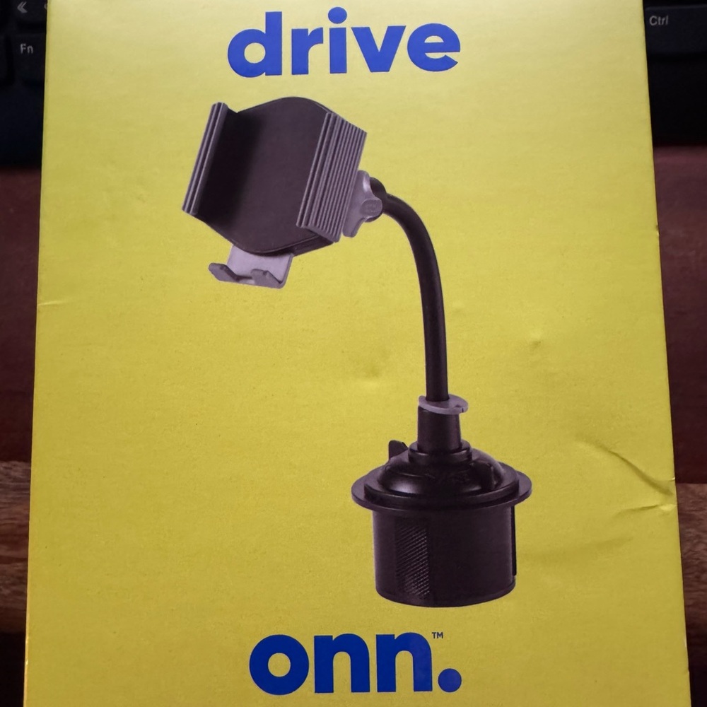 Drive Onn Cup Holder Phone Mount New In Box
